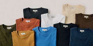 Olderbest heavyweight tubular jersey T-shirt available in 10 colors for summer