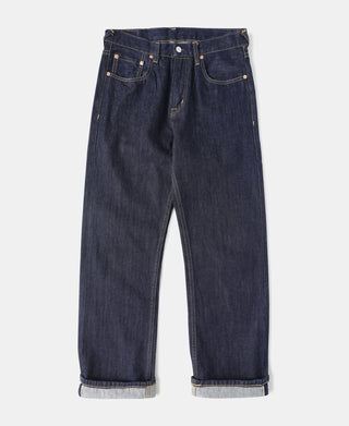 14 oz Selvedge Basic Straight-Fit Jeans - Indigo