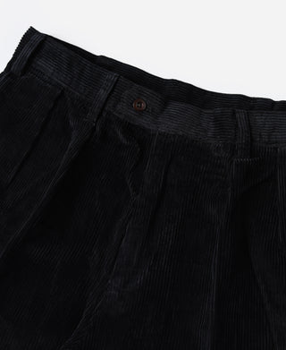 12.5 oz 8 Wale Corduroy Trousers - Black