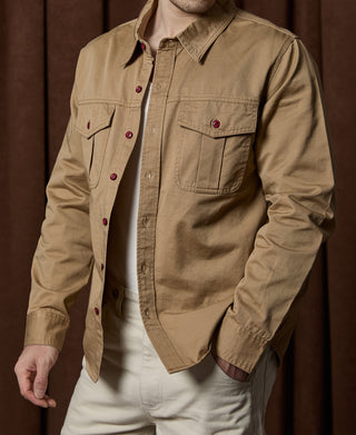 Classic Fit Engineer Workshirt - Khaki