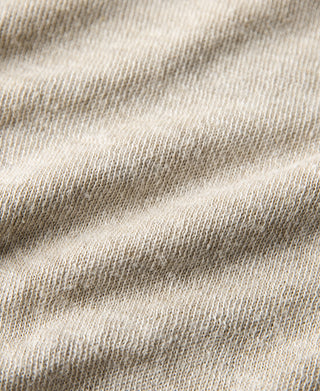 Hemp Knit Long Sleeve T-Shirt - Natural