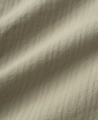 fabric texture of Italian Collar Salt-Shrunk Shirt - Khaki Green