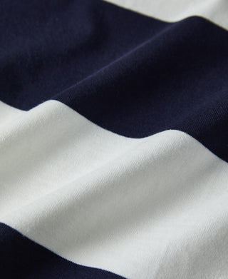 Lot 104 Heavyweight Wide Border T-Shirt - Navy/White