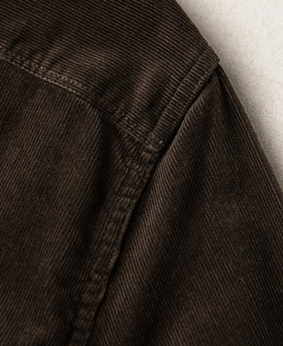 1960s Corduroy Work Shirt - Coffee