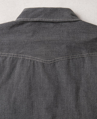 1930s Jaspé Workshirt - Dark Gray