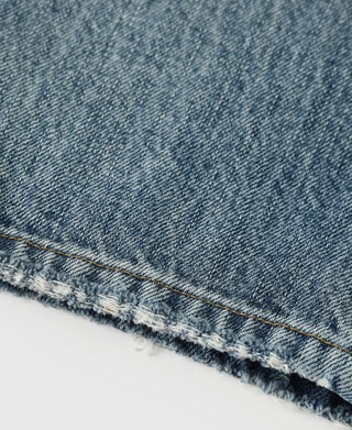 1960s Washed Denim Trousers - Repaired Edition