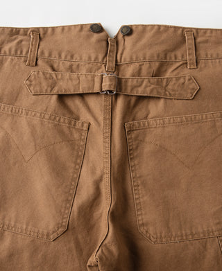 12 oz Canvas Railroad Work Pants - Light Brown