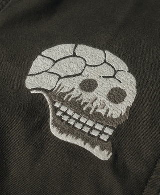 Skull Embroidery Vietnam Souvenir Jacket