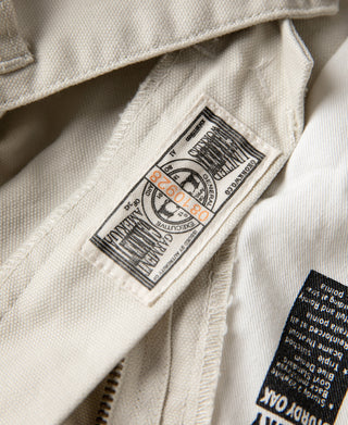 12 oz Canvas Railroad Work Pants- White