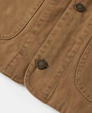 Canvas Work Vest - Brown