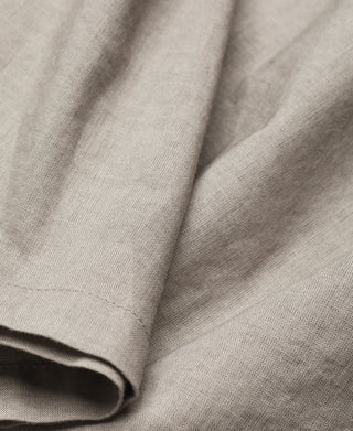 Lot 220L 1940s Linen-Cotton Open Collar Shirt - Khaki Gray