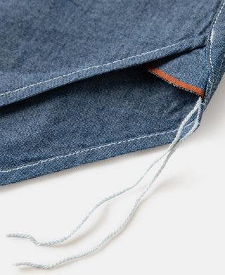 Military Chambray Workshirt - Blue