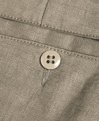 Lot 841 1940s Linen Two Tuck Slacks - Khaki Green