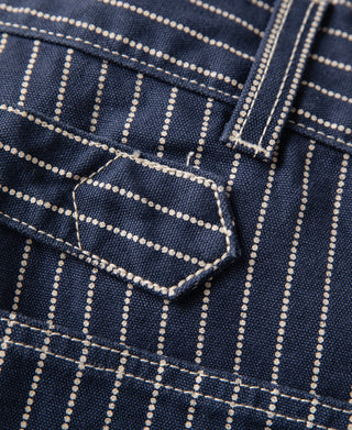 Indigo Wabash Stripe Work Trousers