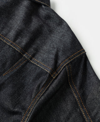 15.5oz Shawl Collar Type 1 Selvedge Denim Jacket