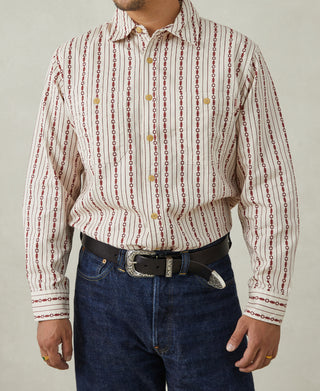 Navajo Striped Corduroy Shirt