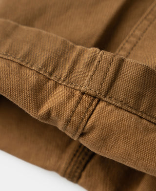 Canvas Double Knee Work Trousers - Brown