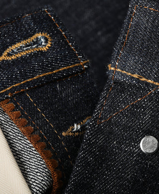 19oz Rope Dyed Selvedge Straight-Leg Jeans
