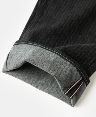 Lot 813J 15.5oz HBT Black Selvedge Denim Jeans