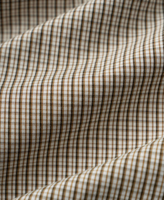 1950s Cotton Boxer Shorts - Brown Stripes
