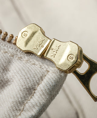 Undyed Selvedge Denim Biker Jacket