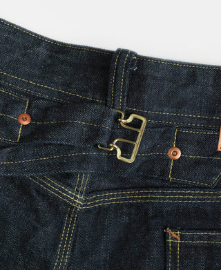 Waist Detail of Denim Jeans