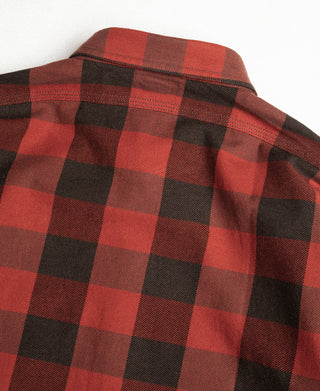 Lot 206 1940s Buffalo Plaid Shirt - Black/Red