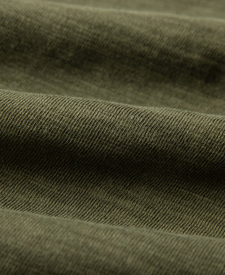 Heavyweight Cotton Gusset Tubular T-Shirt - Green