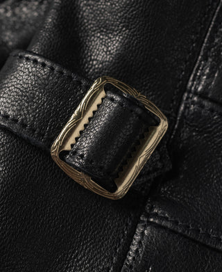 Lot 391 Cossack Goatskin Leather Jacket