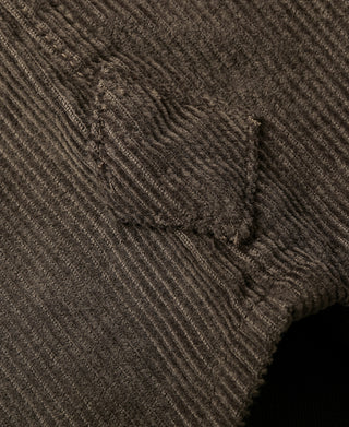 Bolero Embroidered Corduroy Western Shirt - Brown