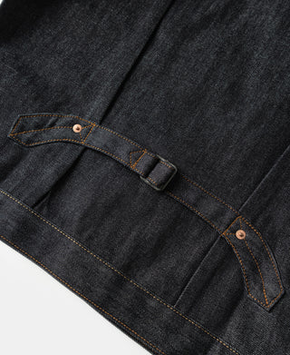 15.5oz Shawl Collar Type 1 Selvedge Denim Jacket