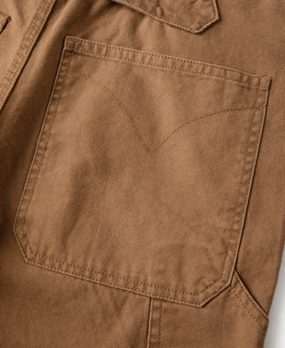 12 oz Canvas Railroad Work Pants - Light Brown