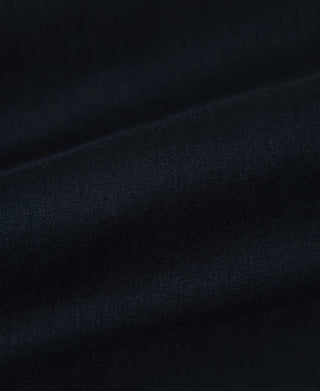 Cotton-Blend Slim Tapered Trousers - Navy