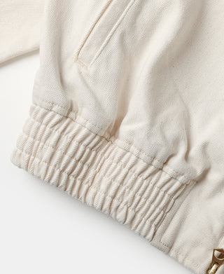 Undyed Selvedge Denim Biker Jacket