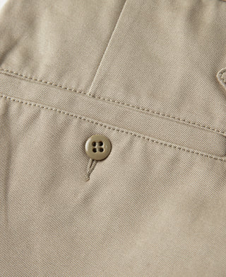 Lot 830 1940s Two Tuck Chino Trousers - Khaki