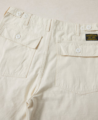 OG-107 Satin Weave Fatigue Pants - White