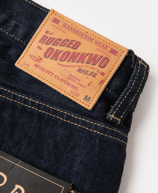 13.2 oz Embroidered Pocket Denim Jeans - Prewashed