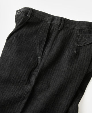 Lot 813J 15.5oz HBT Black Selvedge Denim Jeans