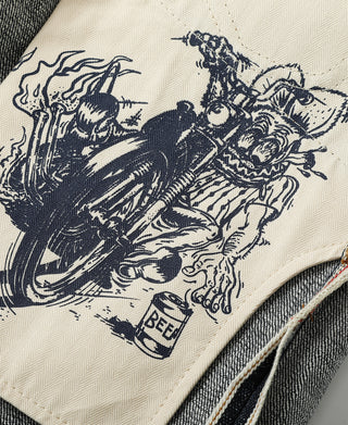 19oz Rope Dyed Selvedge Straight-Leg Jeans