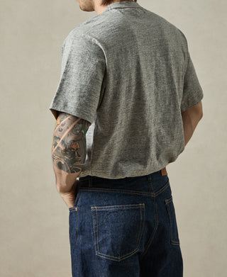 1900s Slub Cotton Jersey Boxy T-Shirt