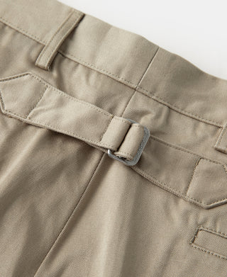 Lot 830 1940s Two Tuck Chino Trousers - Khaki