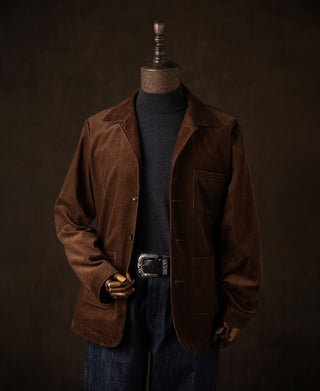 1940s French Corduroy Chore Coat