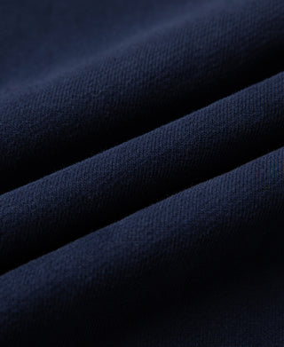 Heavyweight Terry Zip-Up Hoodie - Dark Blue