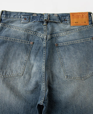 Lot 33801XX 12.5oz Selvedge Denim Jeans - Washed Blue