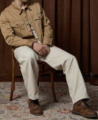 Classic Fit Engineer Workshirt - Khaki