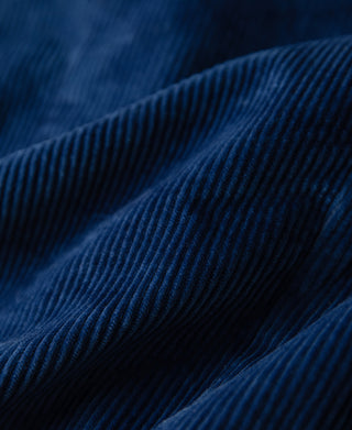 French Indigo-Dyed Corduroy Work Jacket