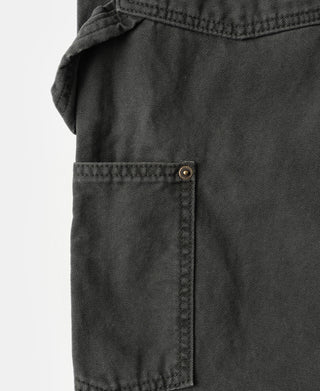 Canvas Double Knee Work Trousers - Dark Gray