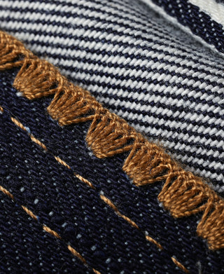 17.7oz Kasuri Selvedge Denim Trousers