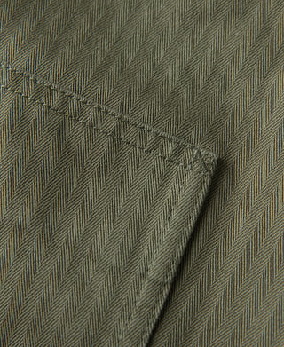 Lot 825 1950s USMC Herringbone Trousers - Olive