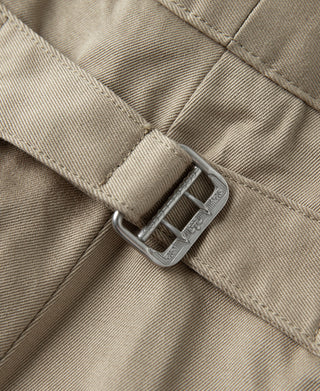 Lot 830 1940s Two Tuck Chino Trousers - Khaki